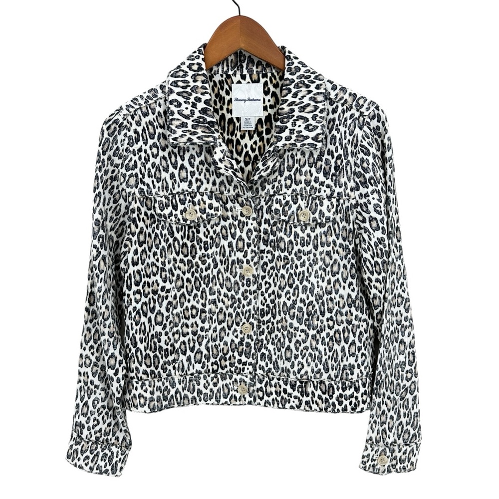 Tommy Bahama Leopard Print Jacket